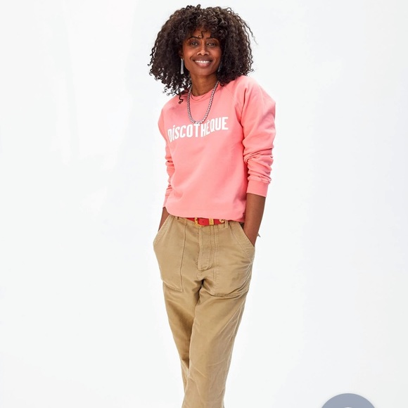 Clare V Tops - Clare V “DISCOTHEQUE” Sweatshirt XL NWT